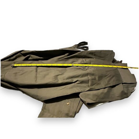 Munsingwear Mens Olive Green Long-Sleeve Button-Up Shirt Size L - Picture 7 of 12